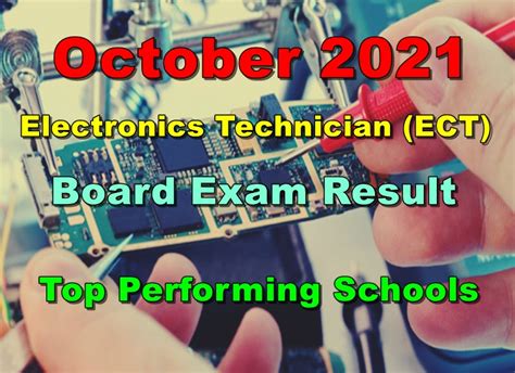 ECT RESULT: October 2021 Electronics Technician .